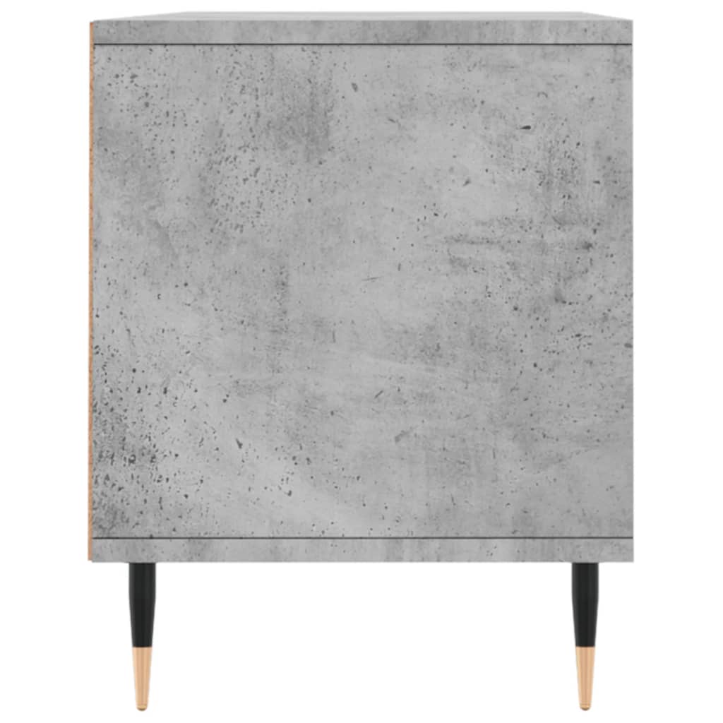Meuble TV gris béton 100x34,5x44,5 cm bois d'ingénierie Meubles TV vidaXL   