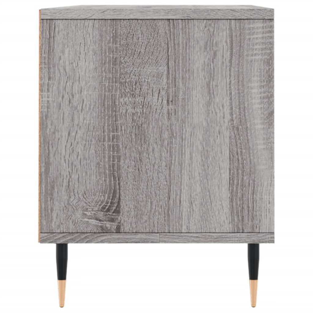 Meuble TV sonoma gris 100x34,5x44,5 cm bois d'ingénierie - XIOS