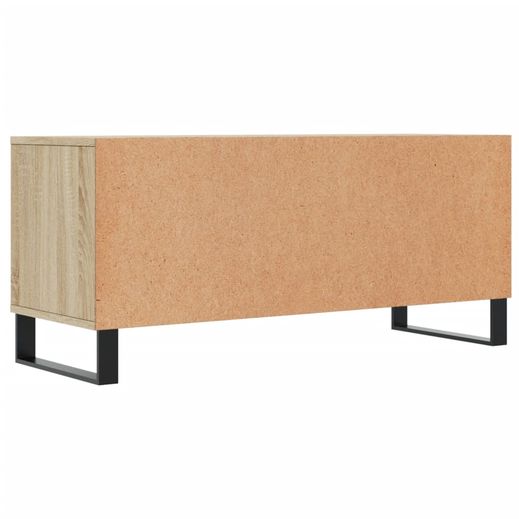 Meuble TV chêne sonoma 100x34,5x44,5 cm bois d'ingénierie - XIOS