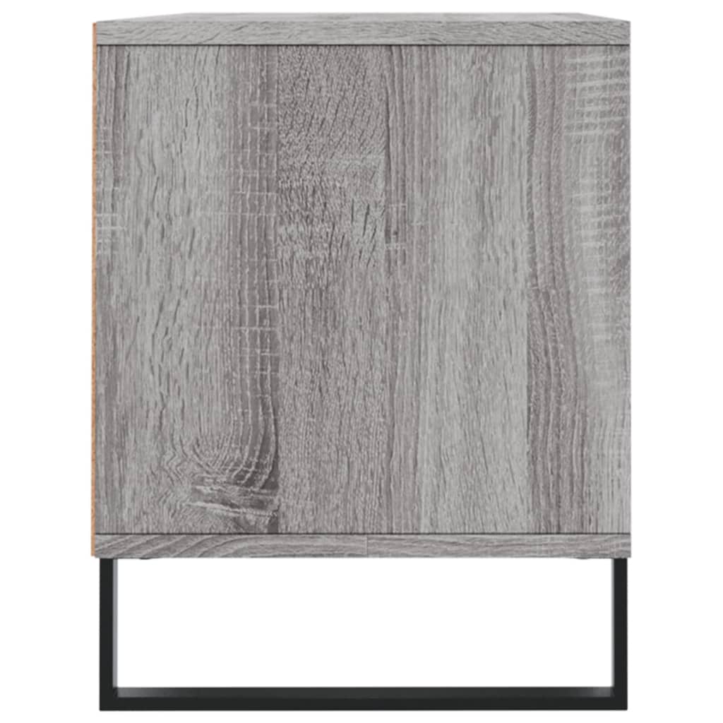 Meuble TV sonoma gris 100x34,5x44,5 cm bois d'ingénierie - XIOS