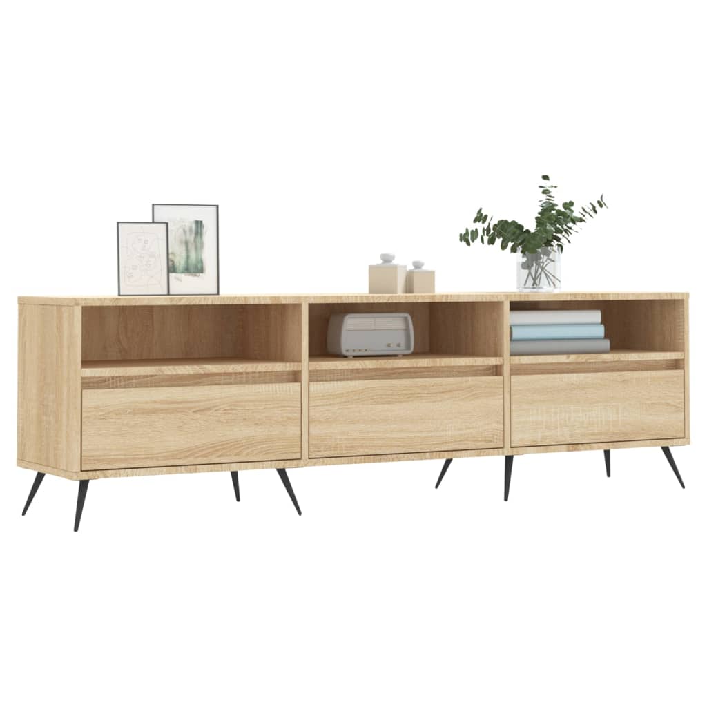 Meuble TV chêne sonoma 150x30x44,5 cm bois d'ingénierie - XIOS