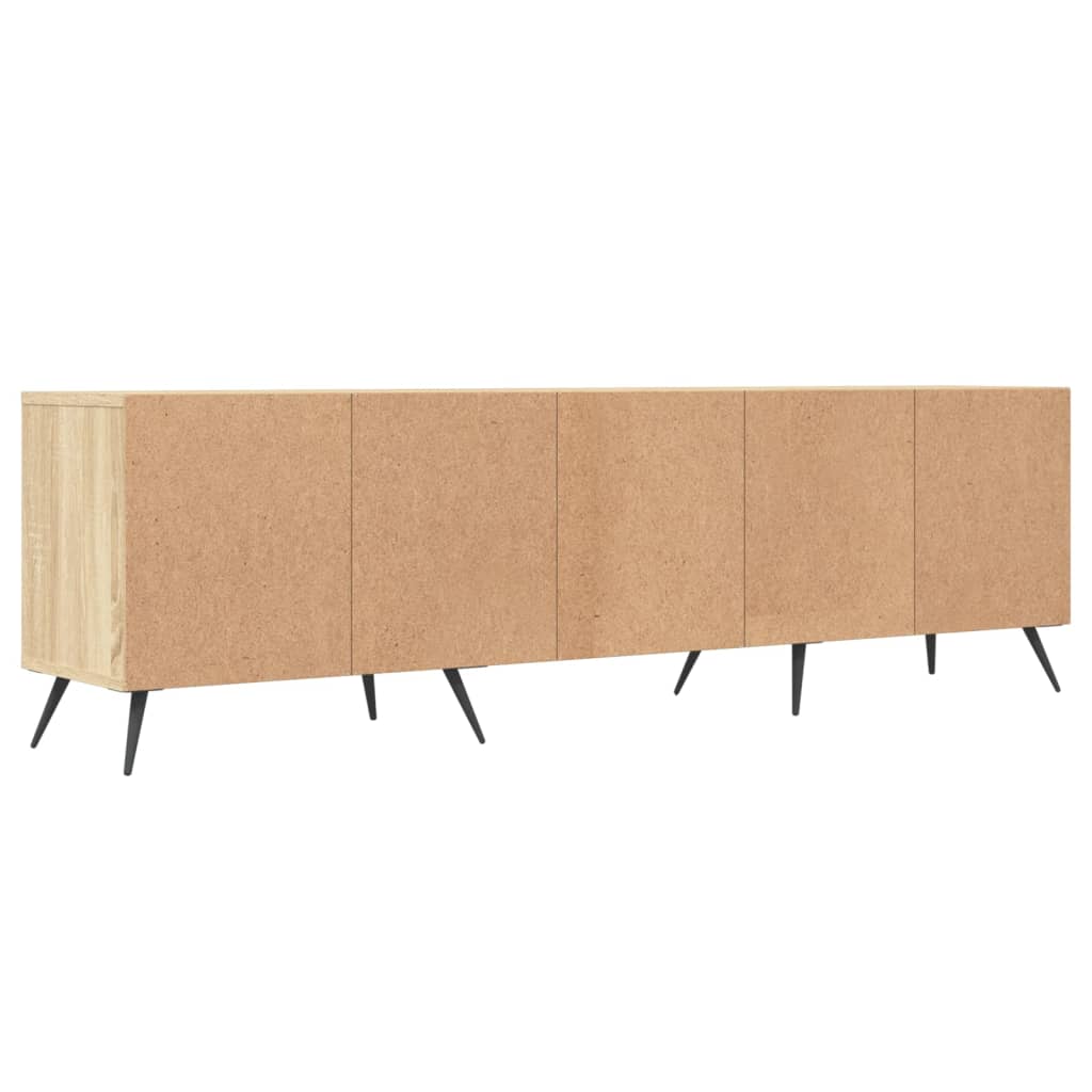 Meuble TV chêne sonoma 150x30x44,5 cm bois d'ingénierie - XIOS