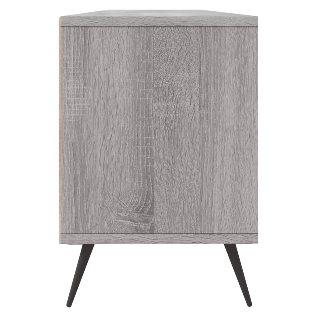 Meuble TV sonoma gris 150x30x44,5 cm bois d'ingénierie - XIOS