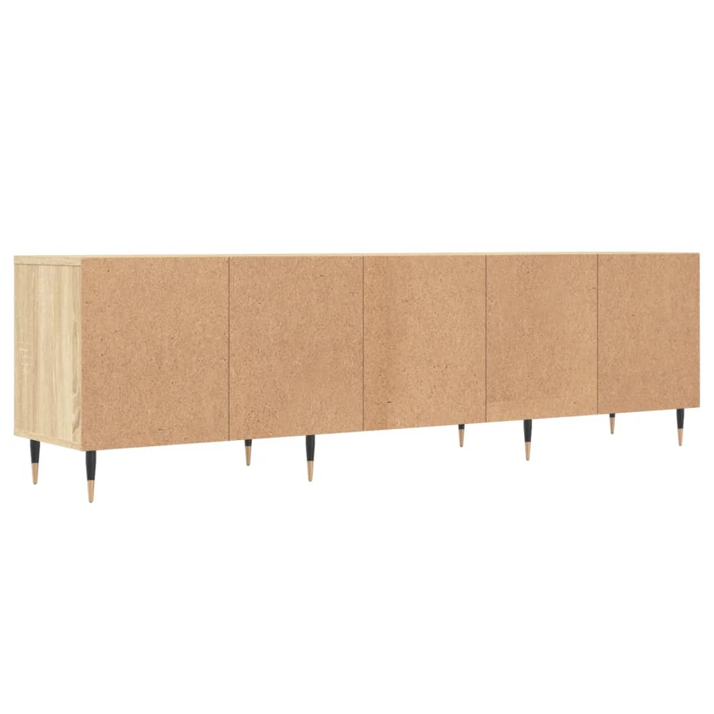 Meuble TV chêne sonoma 150x30x44,5 cm bois d'ingénierie - XIOS