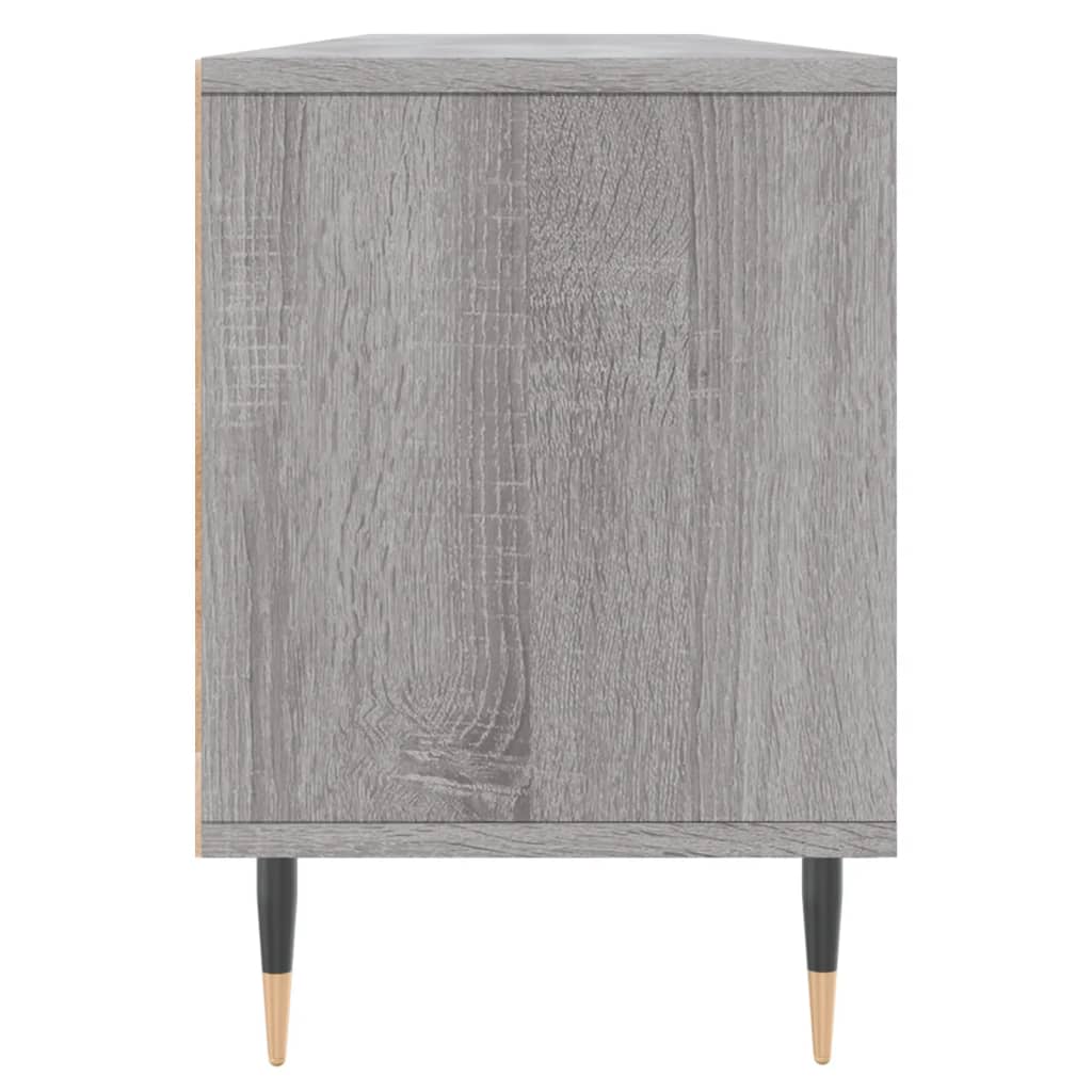 Meuble TV sonoma gris 150x30x44,5 cm bois d'ingénierie - XIOS
