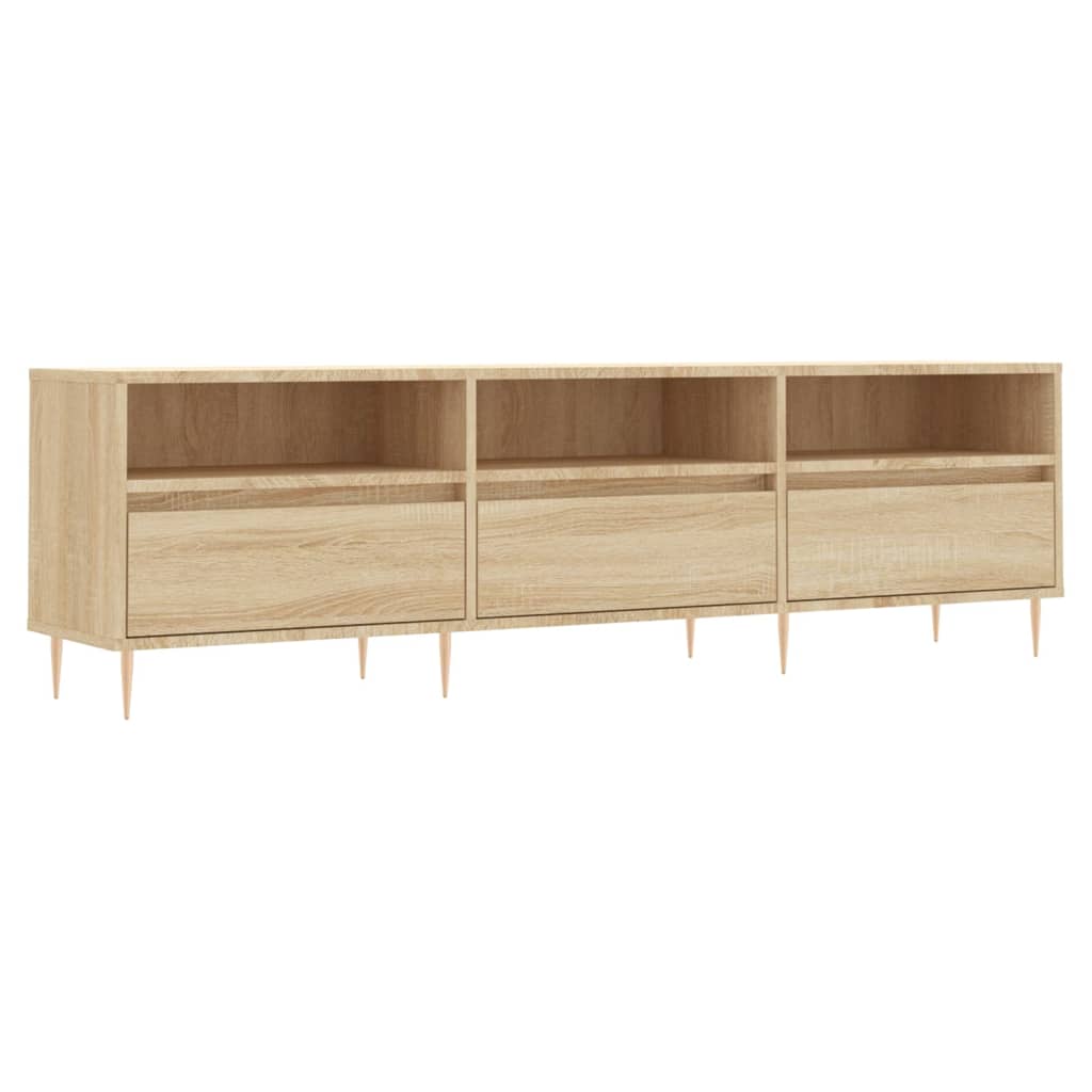 Meuble TV chêne sonoma 150x30x44,5 cm bois d'ingénierie - XIOS