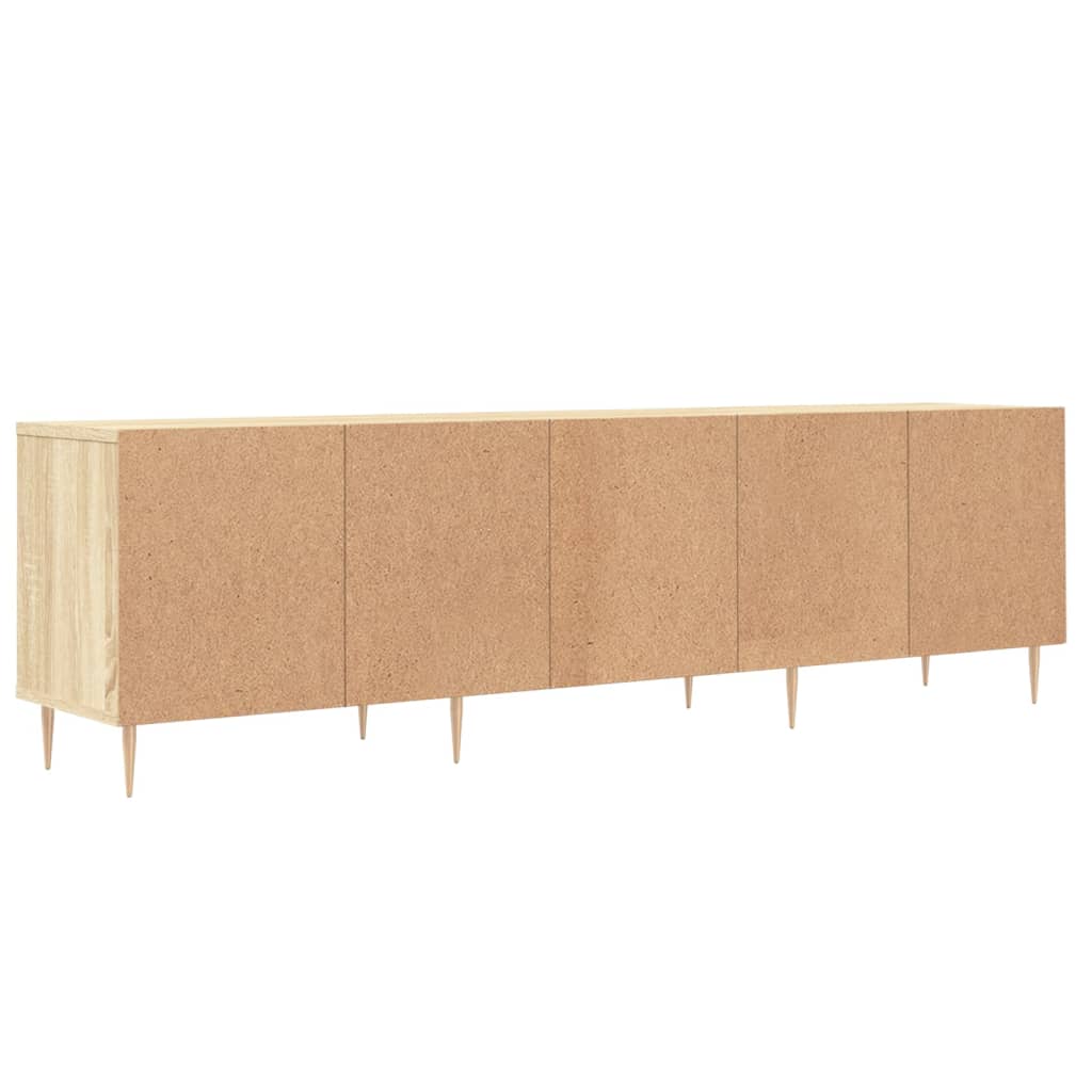Meuble TV chêne sonoma 150x30x44,5 cm bois d'ingénierie - XIOS