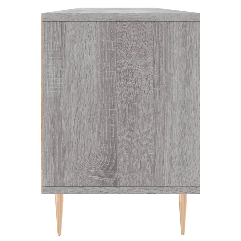 Meuble TV sonoma gris 150x30x44,5 cm bois d'ingénierie - XIOS