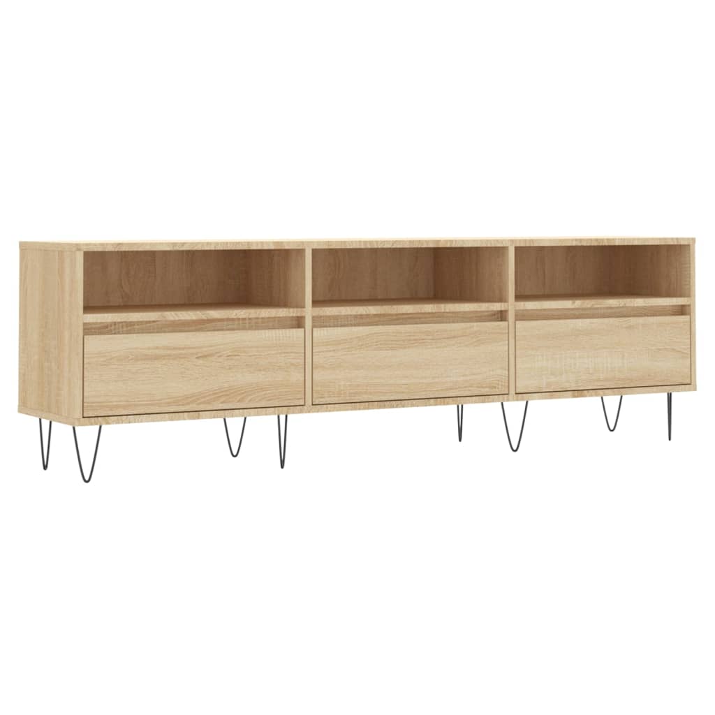 Meuble TV chêne sonoma 150x30x44,5 cm bois d'ingénierie - XIOS