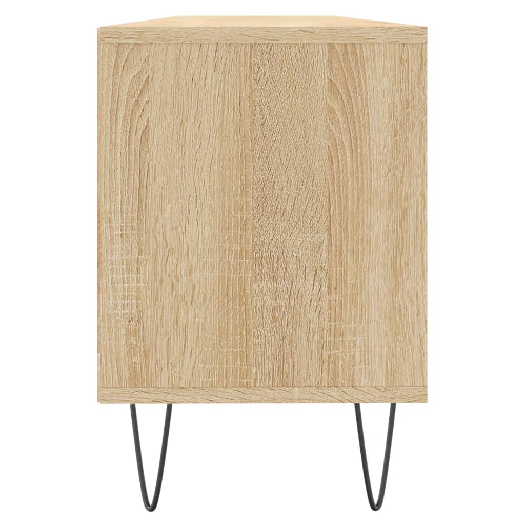 Meuble TV chêne sonoma 150x30x44,5 cm bois d'ingénierie - XIOS