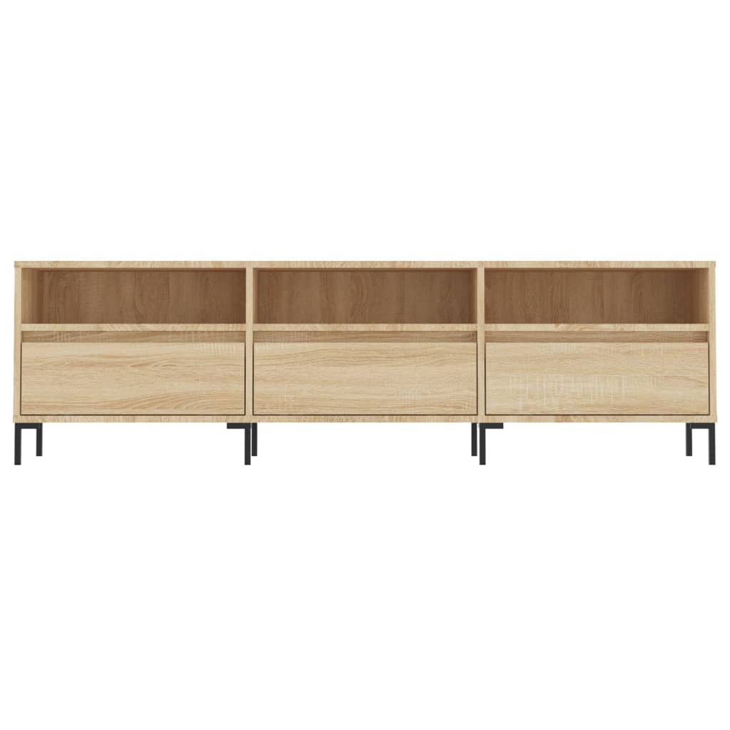 Meuble TV chêne sonoma 150x30x44,5 cm bois d'ingénierie - XIOS