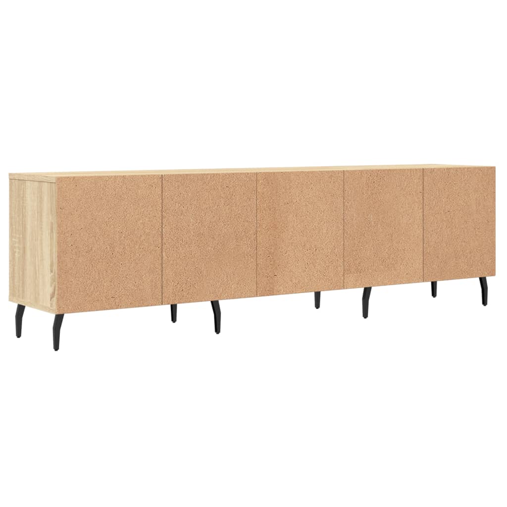 Meuble TV chêne sonoma 150x30x44,5 cm bois d'ingénierie - XIOS