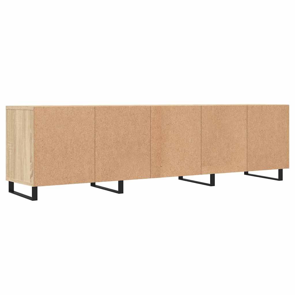 Meuble TV chêne sonoma 150x30x44,5 cm bois d'ingénierie - XIOS