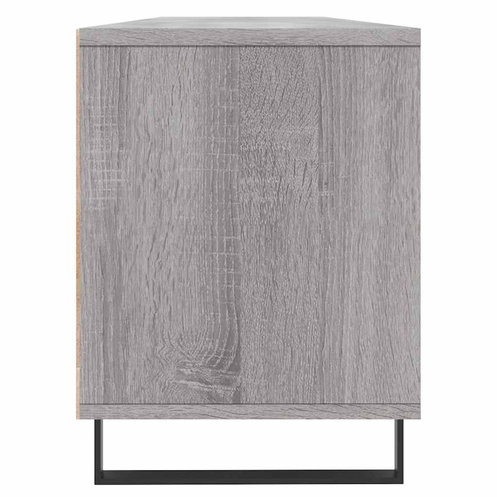 Meuble TV sonoma gris 150x30x44,5 cm bois d'ingénierie - XIOS