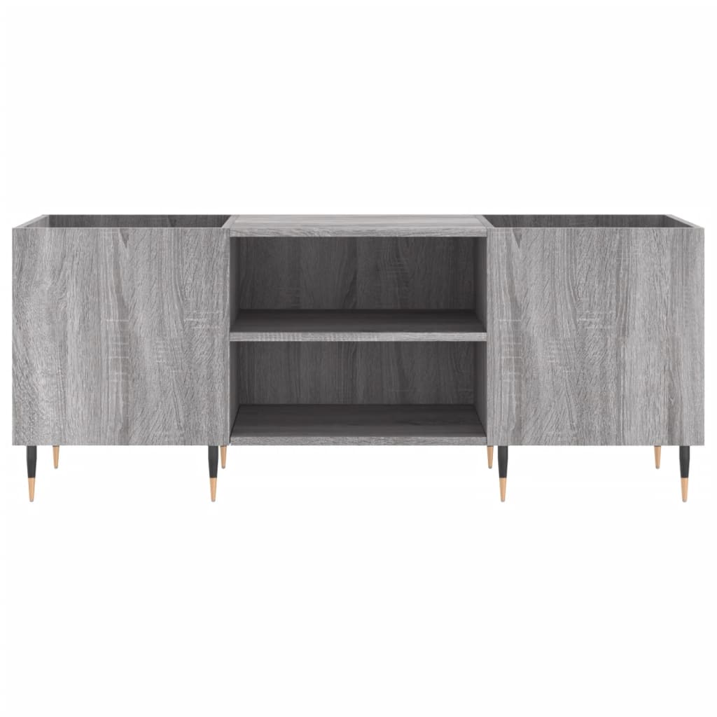 Armoire à disques sonoma gris 121x38x48 cm bois d'ingénierie - XIOS