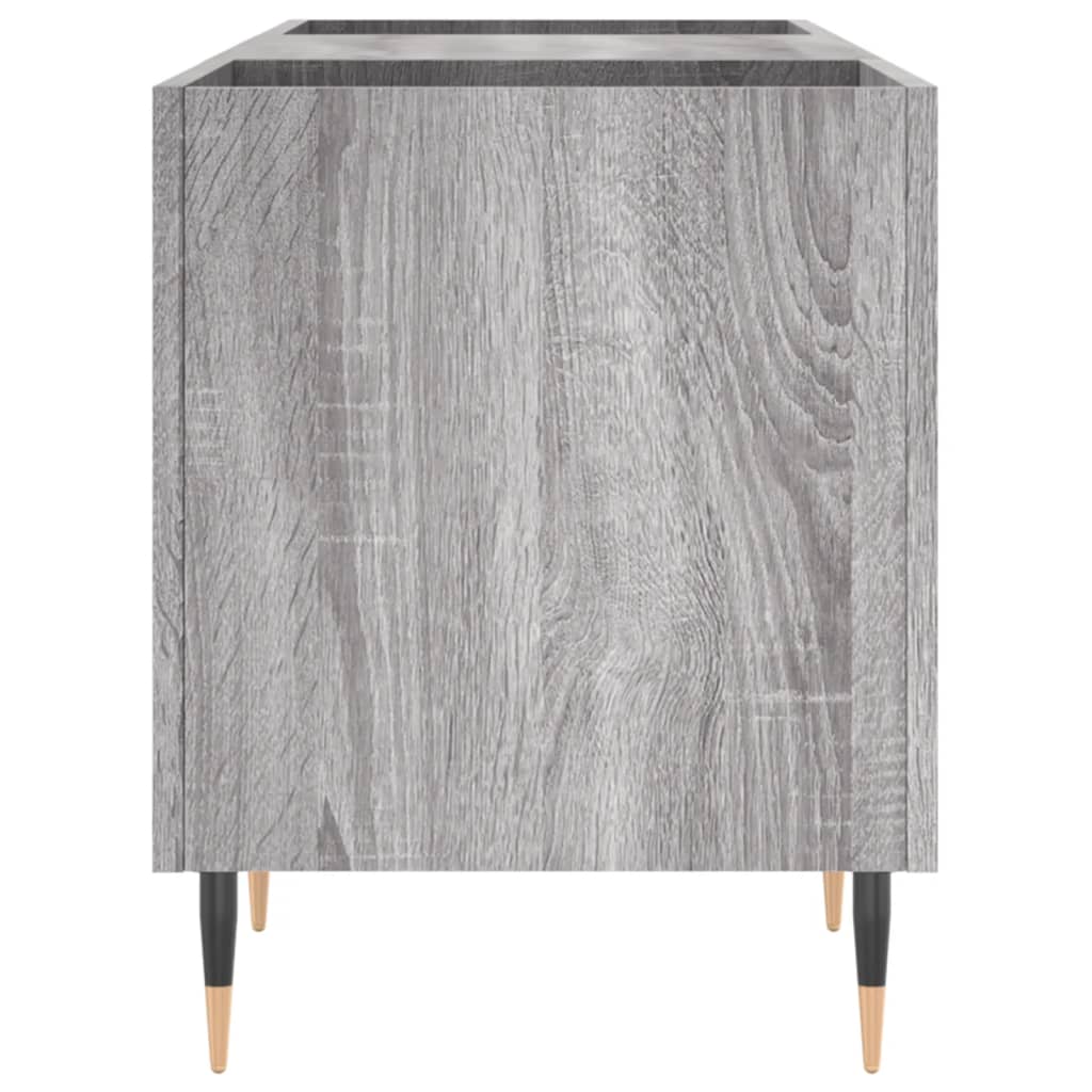 Armoire à disques sonoma gris 121x38x48 cm bois d'ingénierie - XIOS
