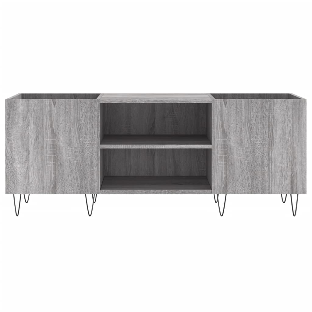 Armoire à disques sonoma gris 121x38x48 cm bois d'ingénierie - XIOS