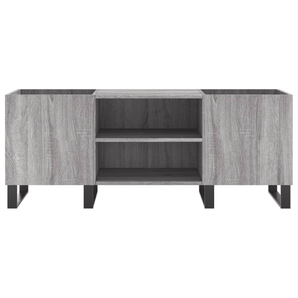 Armoire à disques sonoma gris 121x38x48 cm bois d'ingénierie - XIOS