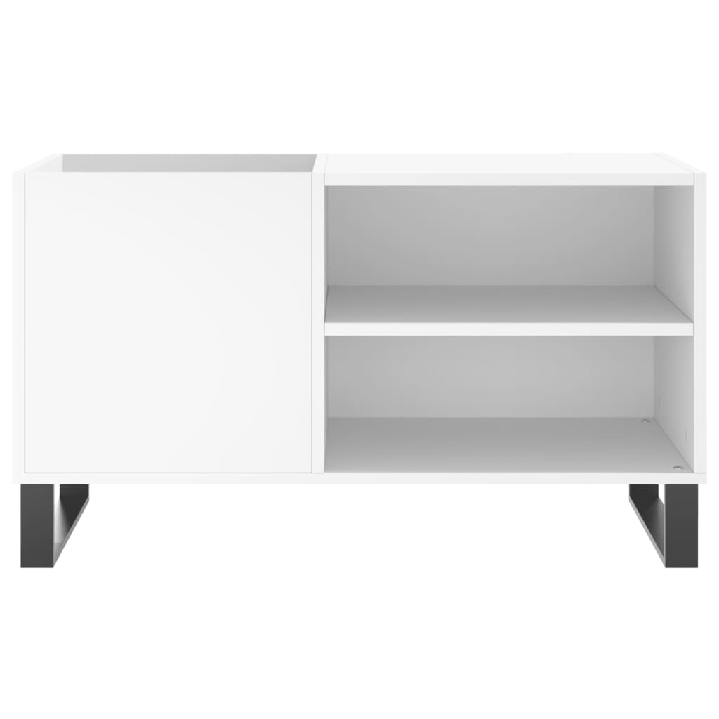 Armoire à disques blanc 85x38x48 cm bois d'ingénierie - XIOS