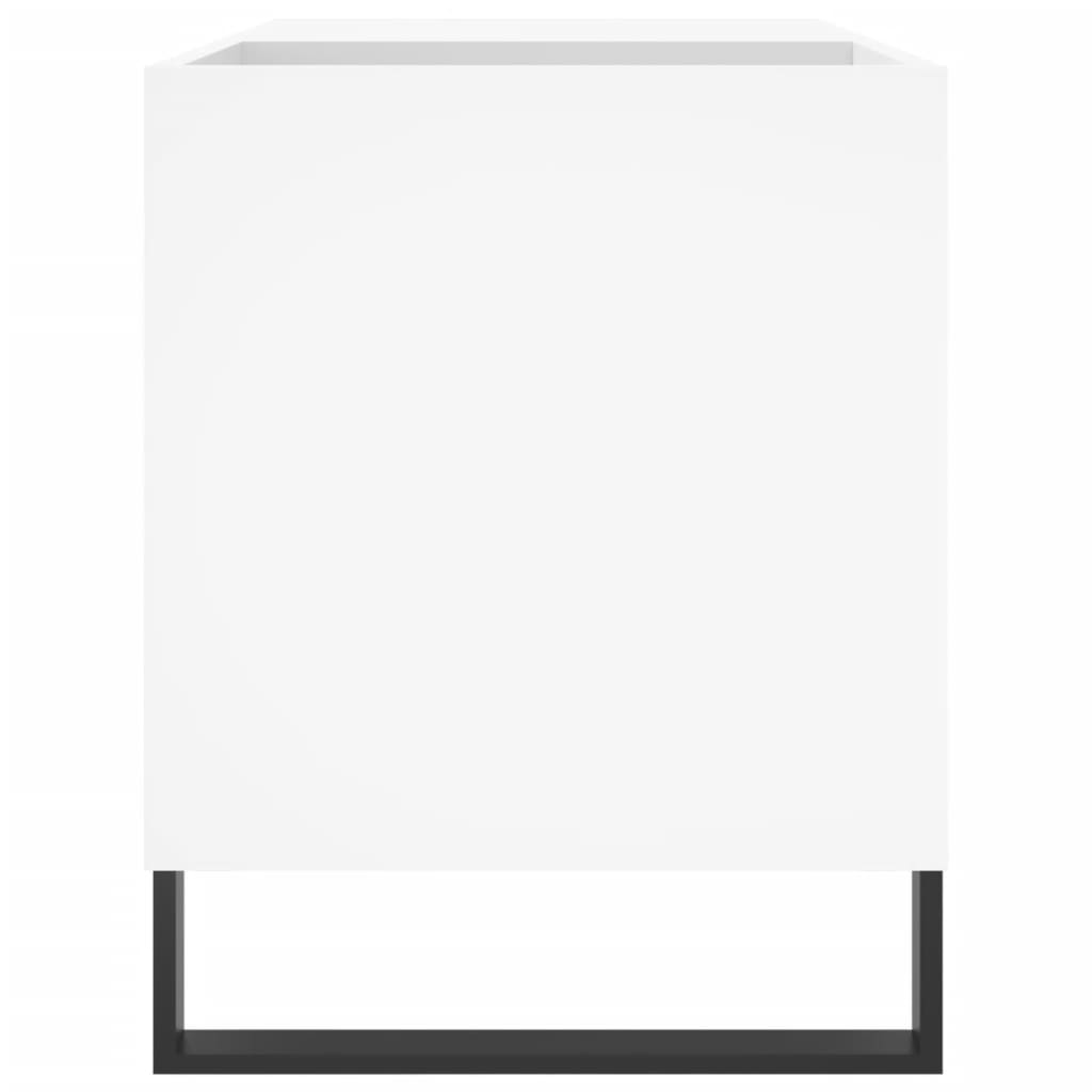 Armoire à disques blanc 85x38x48 cm bois d'ingénierie - XIOS