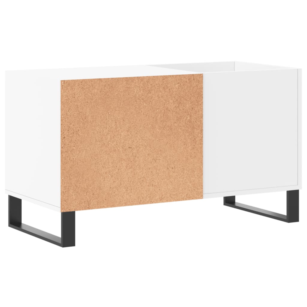 Armoire à disques blanc 85x38x48 cm bois d'ingénierie - XIOS
