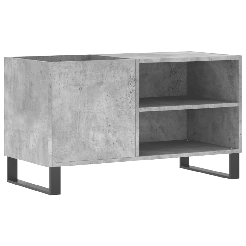 Armoire à disques gris béton 85x38x48 cm bois d'ingénierie - XIOS