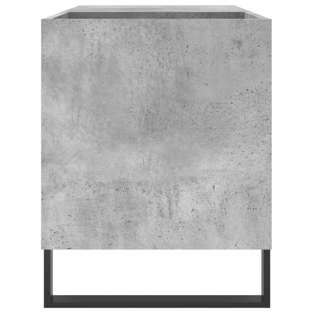 Armoire à disques gris béton 85x38x48 cm bois d'ingénierie - XIOS