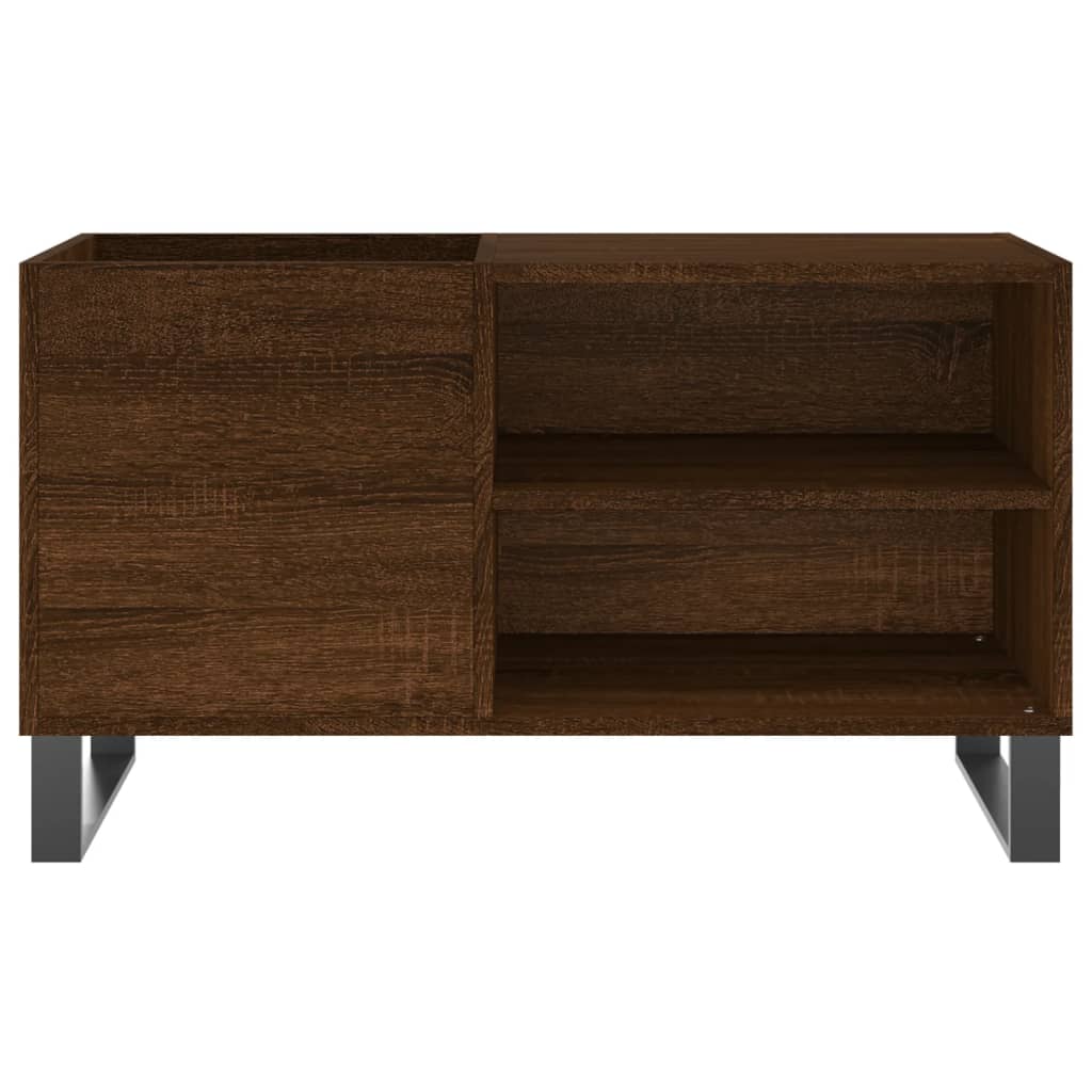 Armoire à disques chêne marron 85x38x48 cm bois d'ingénierie - XIOS