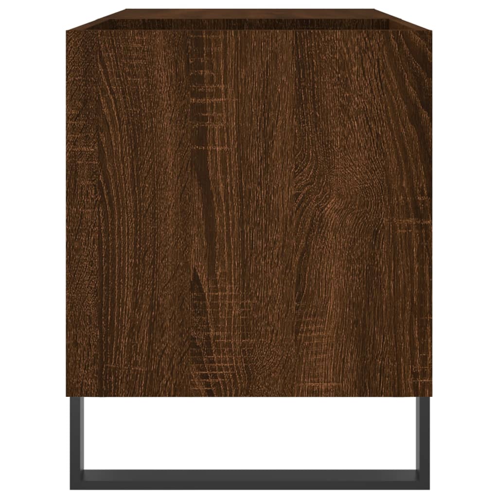 Armoire à disques chêne marron 85x38x48 cm bois d'ingénierie - XIOS