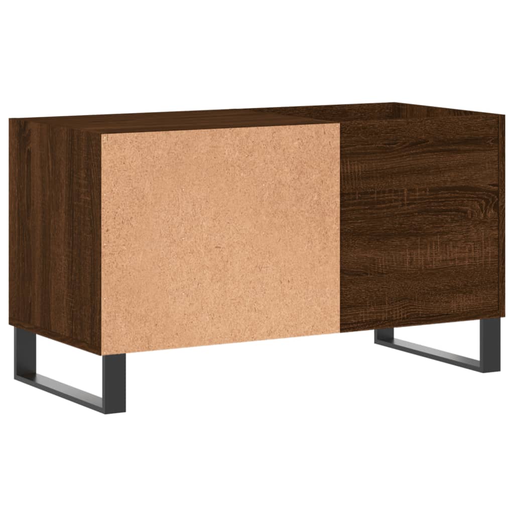 Armoire à disques chêne marron 85x38x48 cm bois d'ingénierie - XIOS