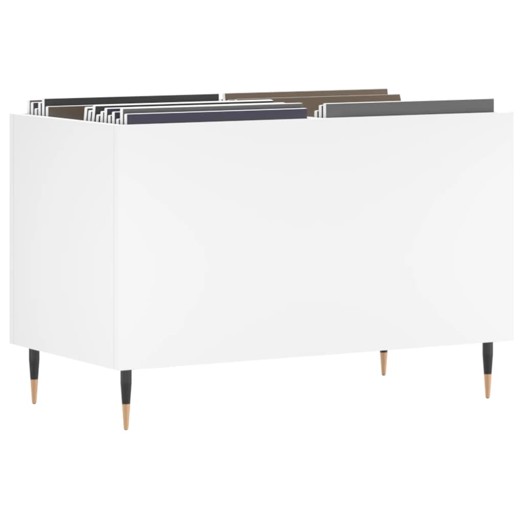 Armoire à disques blanc 74,5x38x48 cm bois d'ingénierie - XIOS