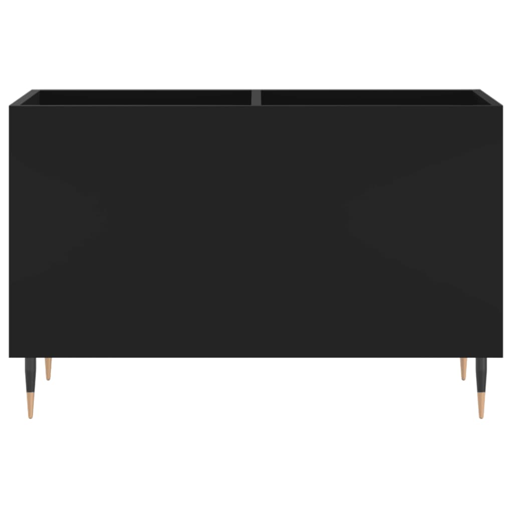 Armoire à disques noir 74,5x38x48 cm bois d'ingénierie - XIOS