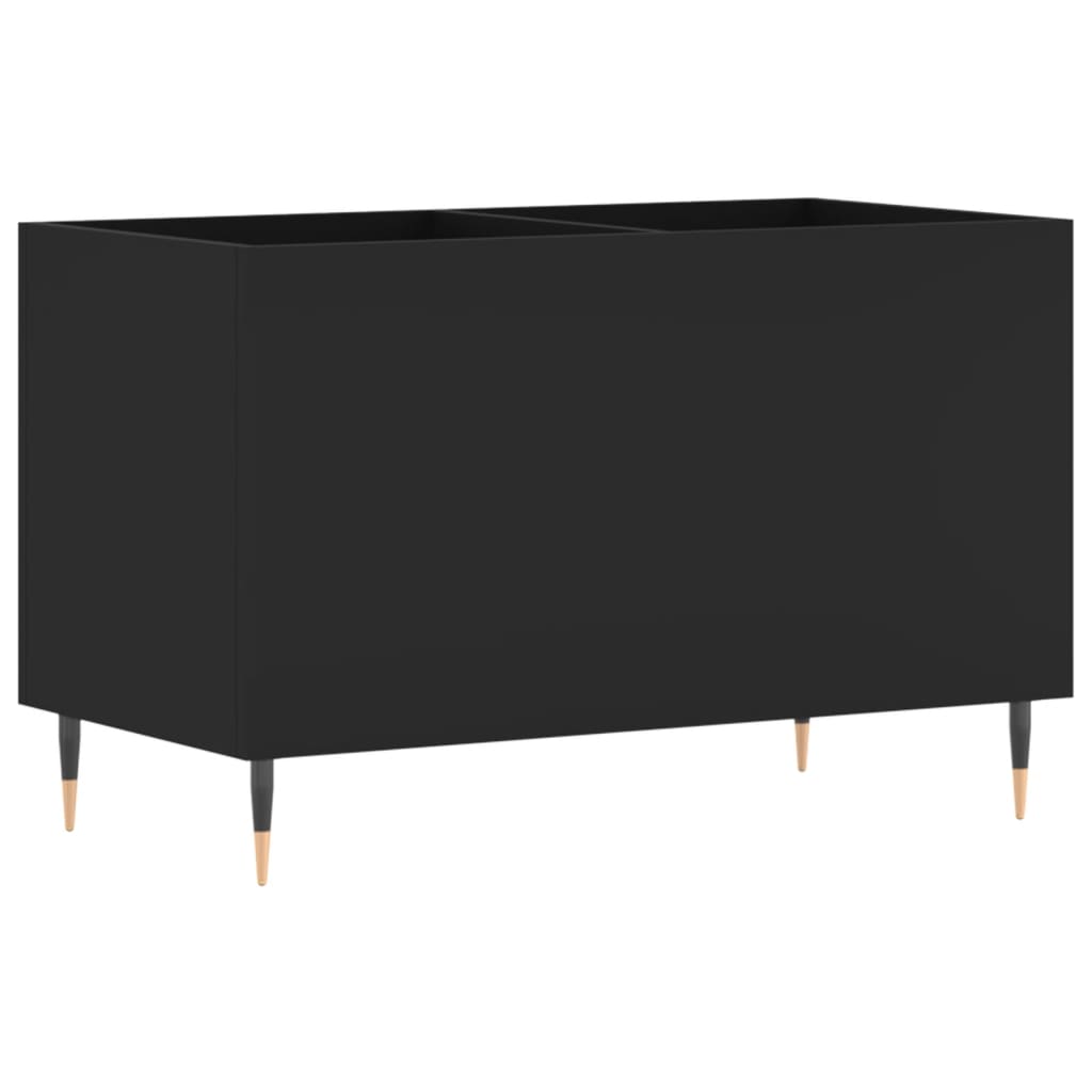 Armoire à disques noir 74,5x38x48 cm bois d'ingénierie - XIOS