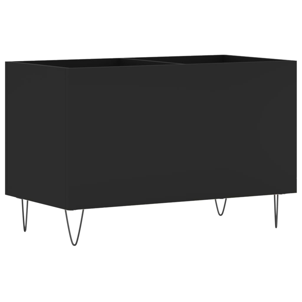Armoire à disques noir 74,5x38x48 cm bois d'ingénierie - XIOS