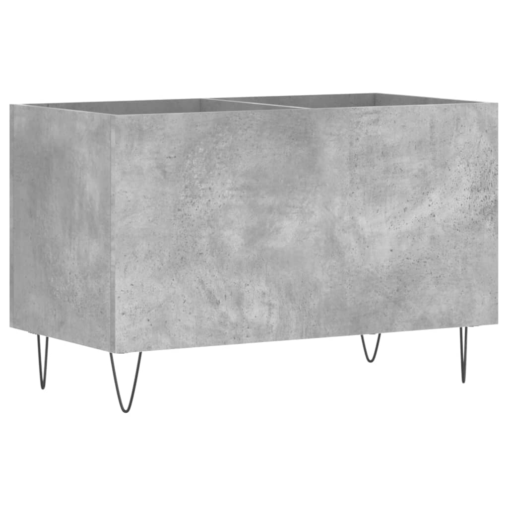 Armoire à disques gris béton 74,5x38x48 cm bois d'ingénierie - XIOS