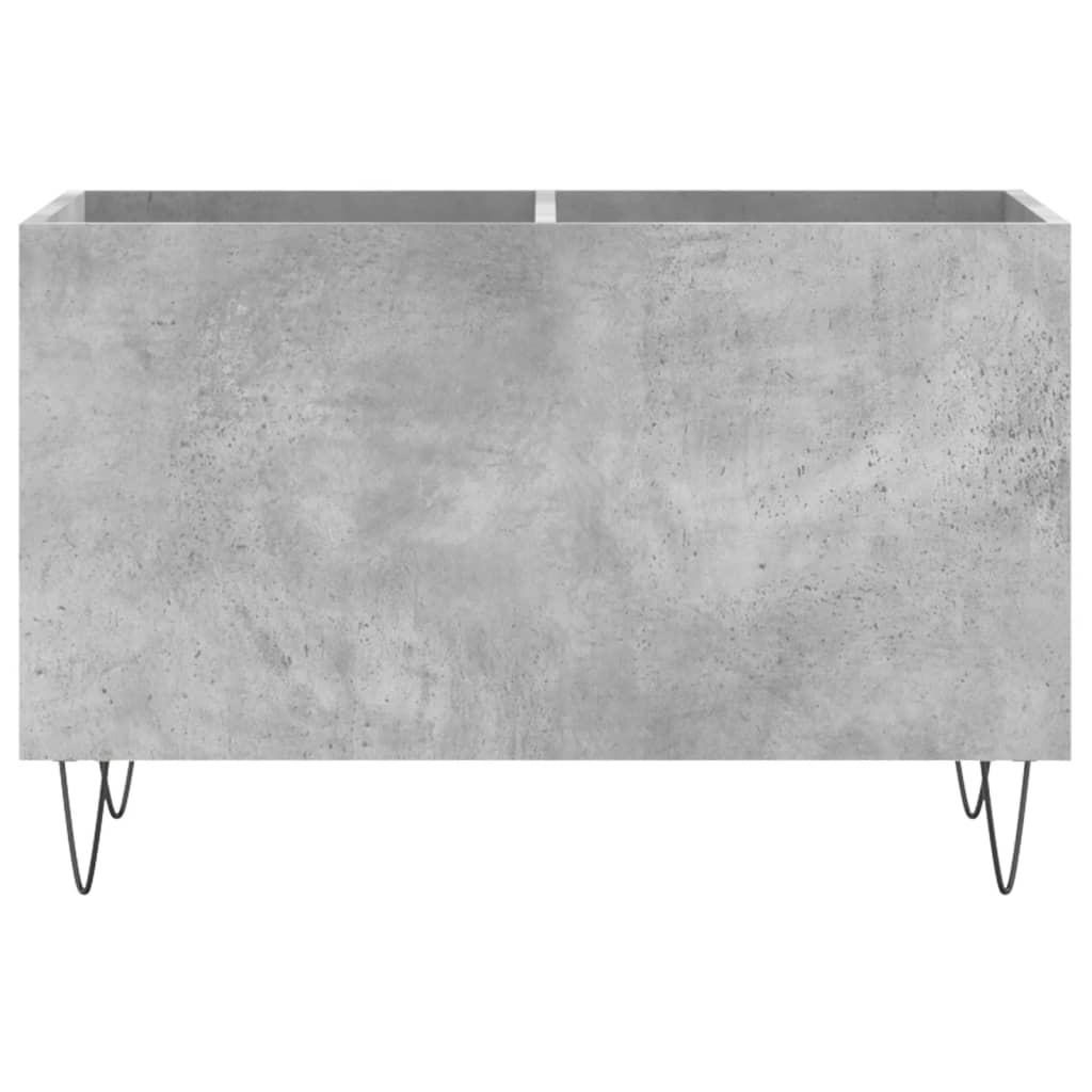 Armoire à disques gris béton 74,5x38x48 cm bois d'ingénierie - XIOS