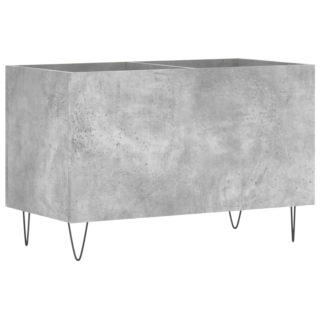 Armoire à disques gris béton 74,5x38x48 cm bois d'ingénierie - XIOS
