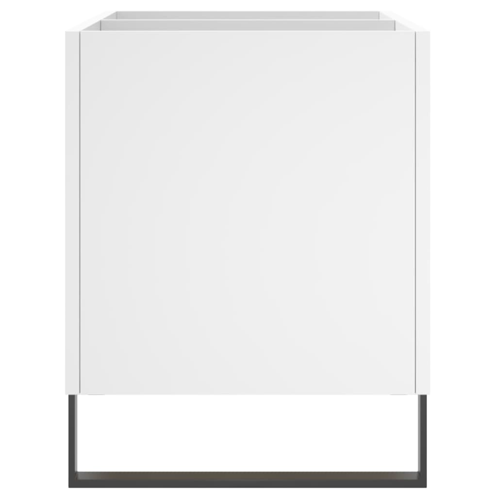 Armoire à disques blanc 74,5x38x48 cm bois d'ingénierie - XIOS