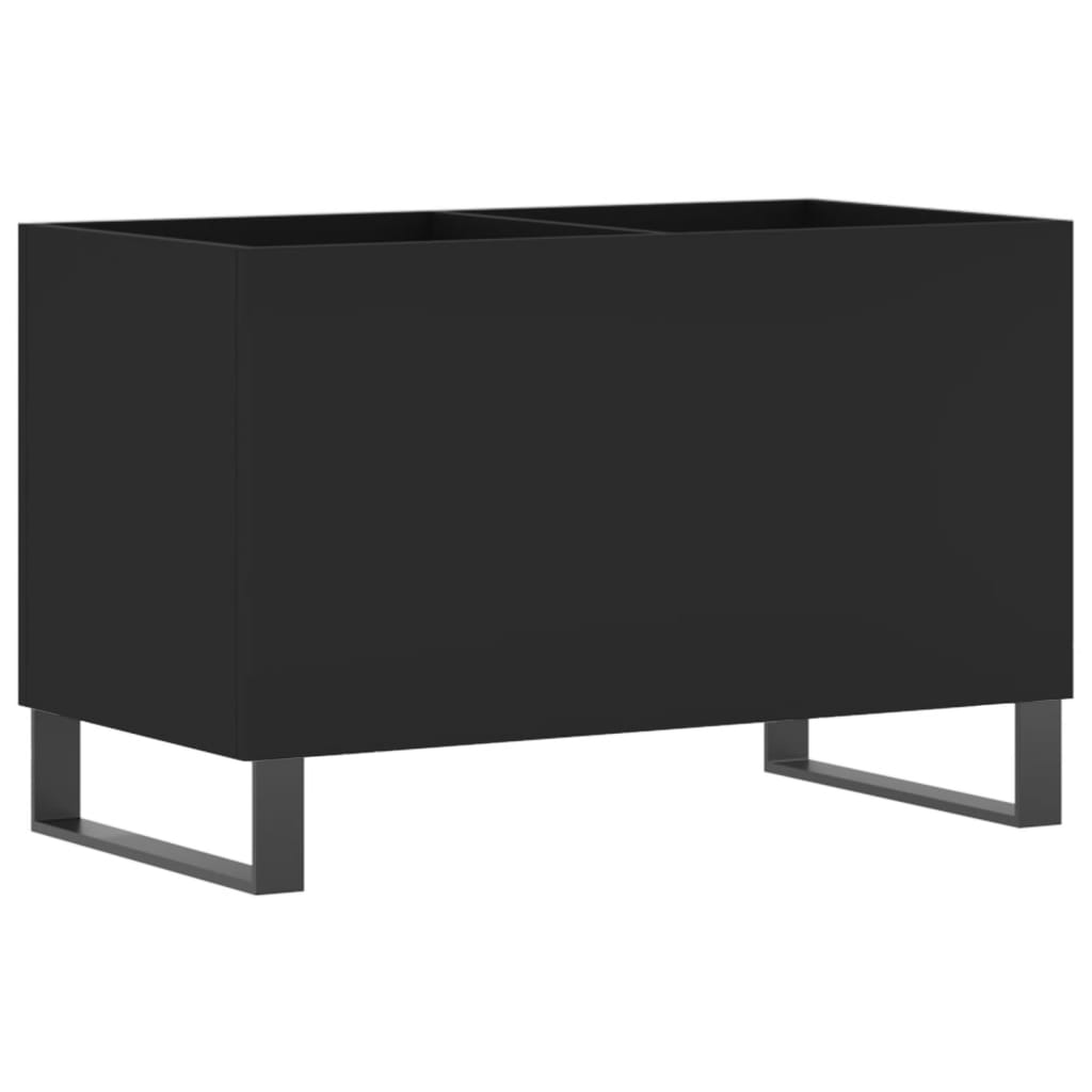 Armoire à disques noir 74,5x38x48 cm bois d'ingénierie - XIOS