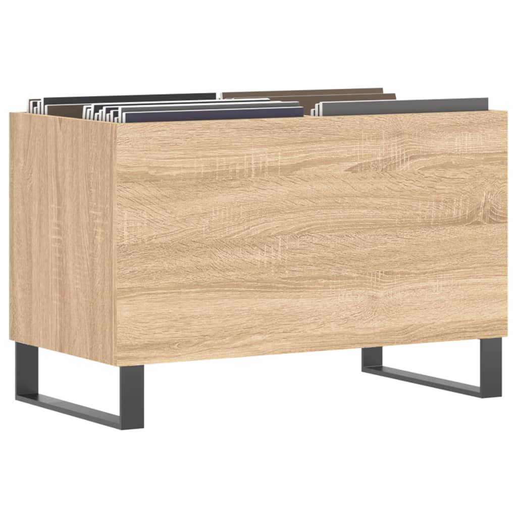 Armoire à disques chêne sonoma 74,5x38x48 cm bois d'ingénierie - XIOS