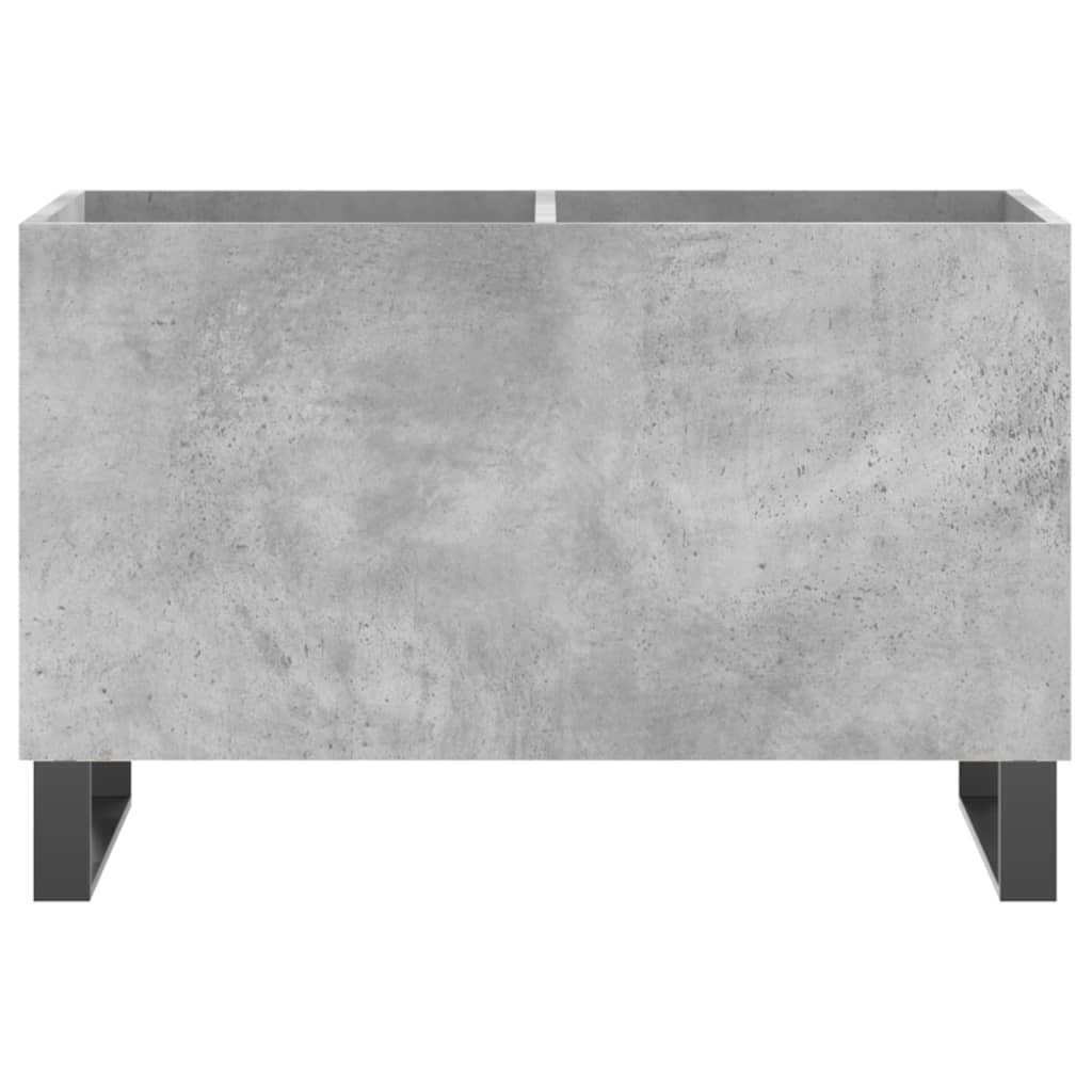Armoire à disques gris béton 74,5x38x48 cm bois d'ingénierie - XIOS