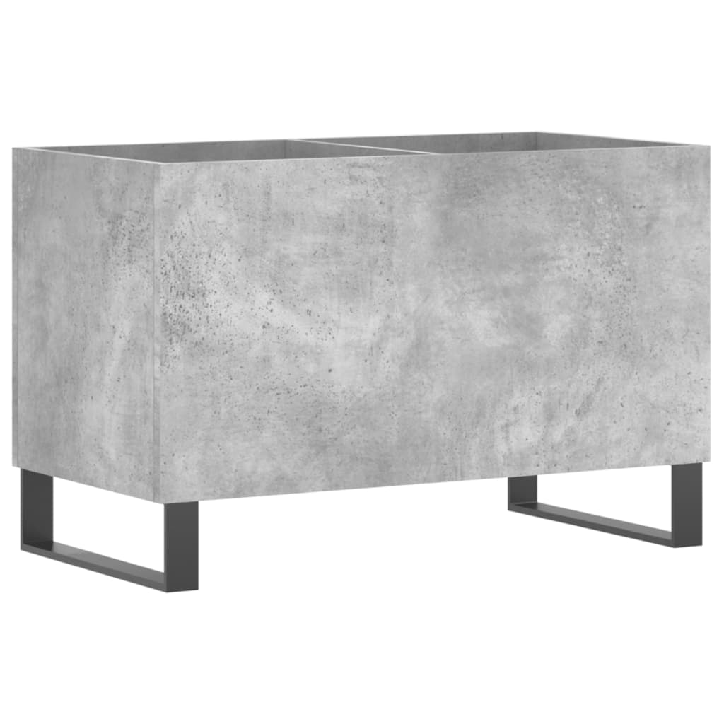 Armoire à disques gris béton 74,5x38x48 cm bois d'ingénierie - XIOS