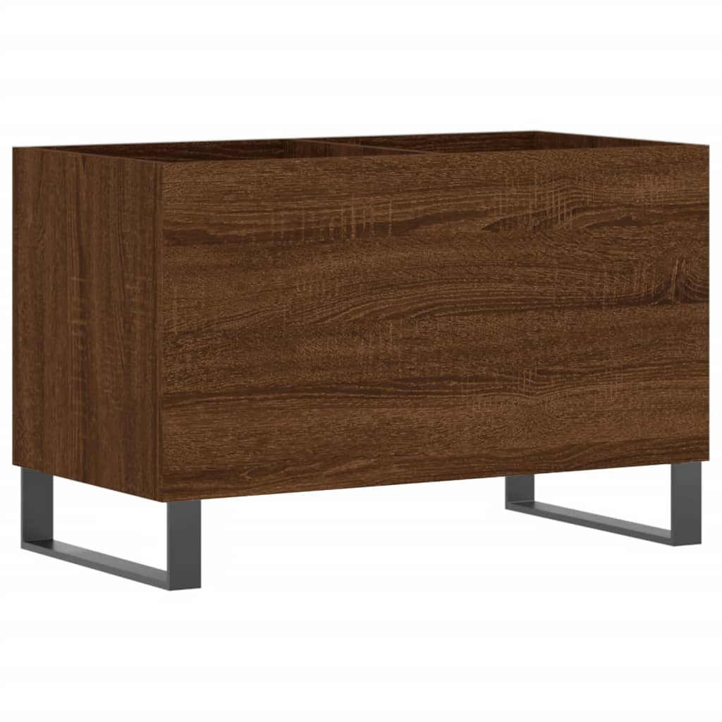 Armoire à disques chêne marron 74,5x38x48 cm bois d'ingénierie - XIOS