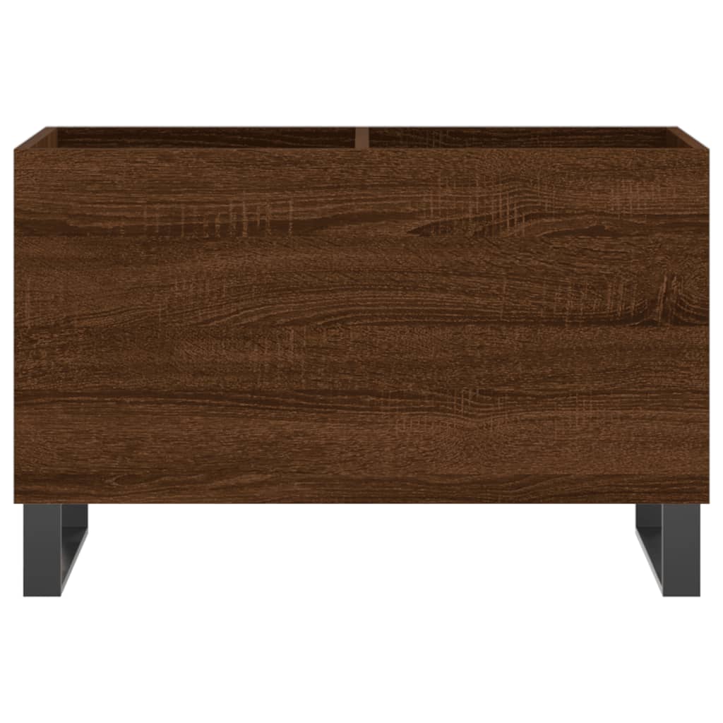 Armoire à disques chêne marron 74,5x38x48 cm bois d'ingénierie - XIOS