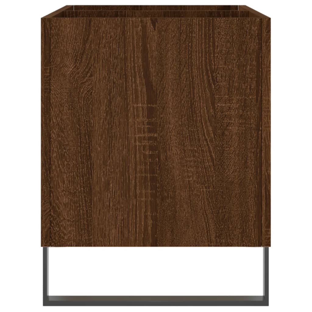 Armoire à disques chêne marron 74,5x38x48 cm bois d'ingénierie - XIOS