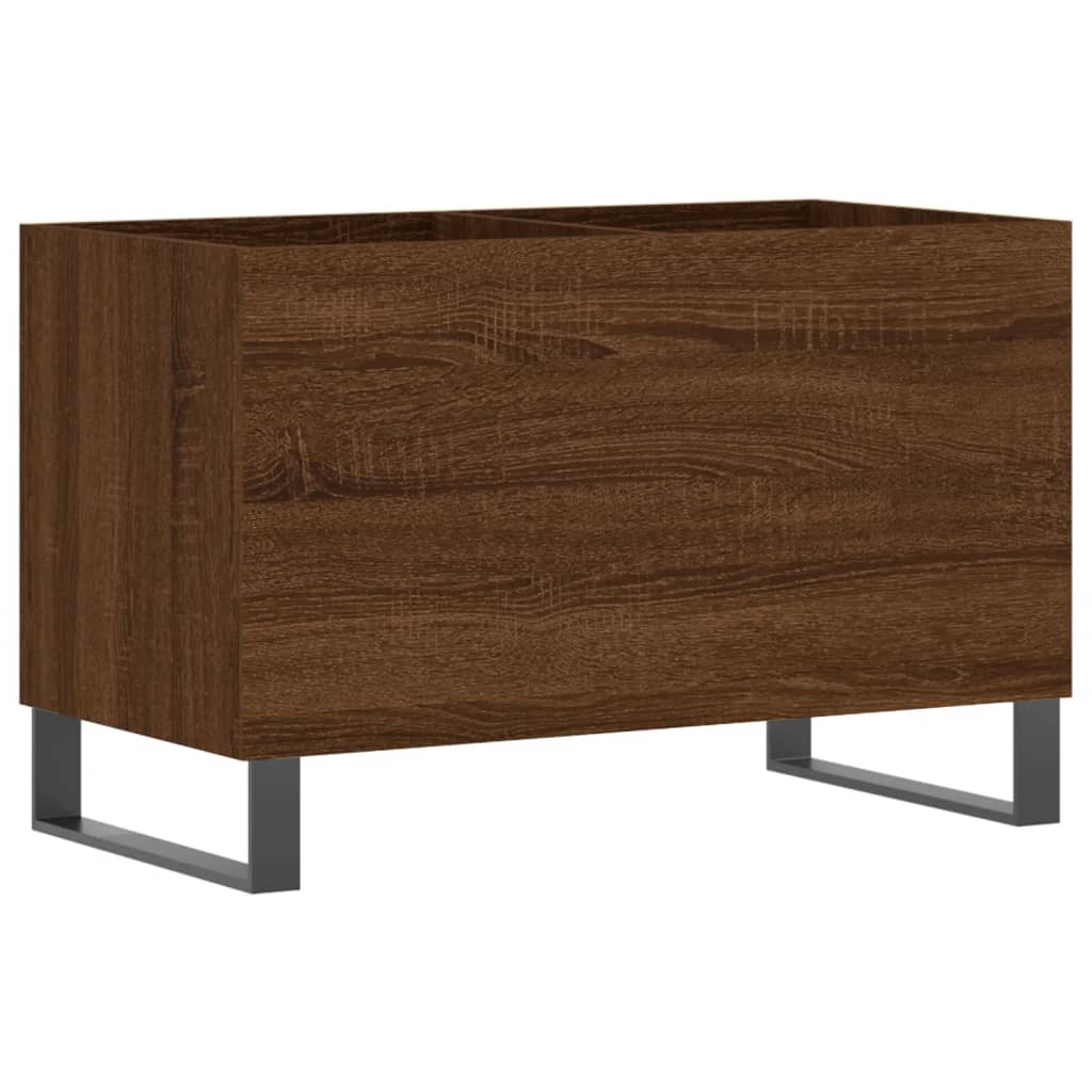 Armoire à disques chêne marron 74,5x38x48 cm bois d'ingénierie - XIOS