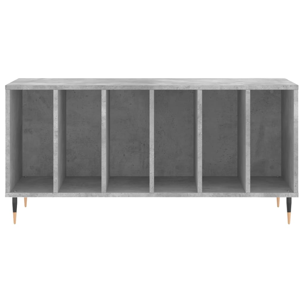 Armoire à disques gris béton 100x38x48 cm bois d'ingénierie - XIOS