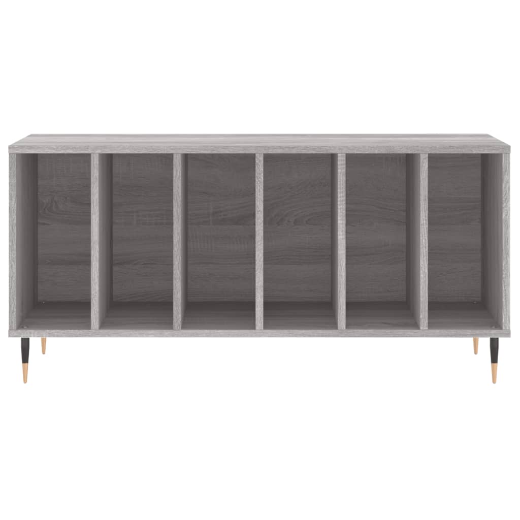 Armoire à disques sonoma gris 100x38x48 cm bois d'ingénierie - XIOS