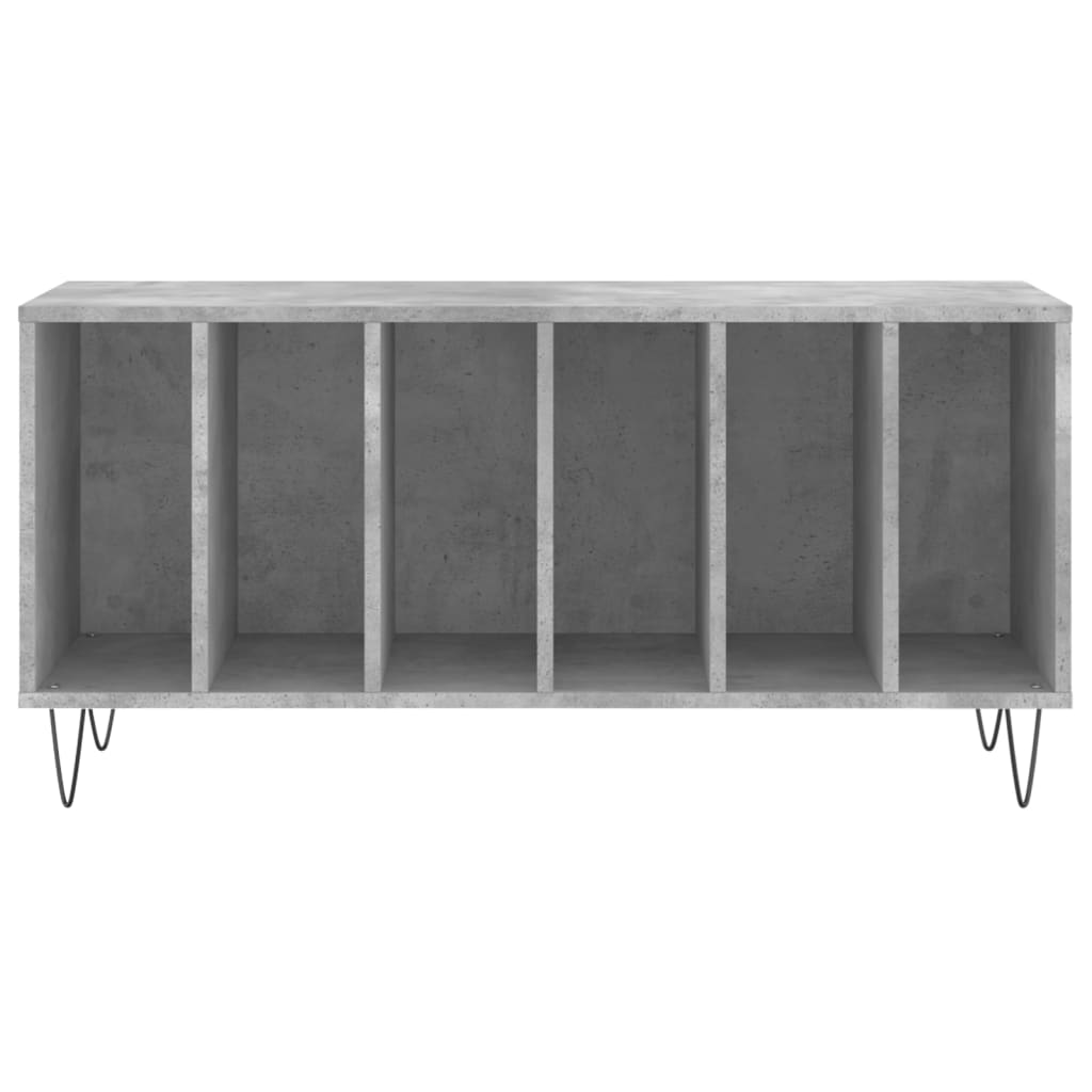 Armoire à disques gris béton 100x38x48 cm bois d'ingénierie - XIOS