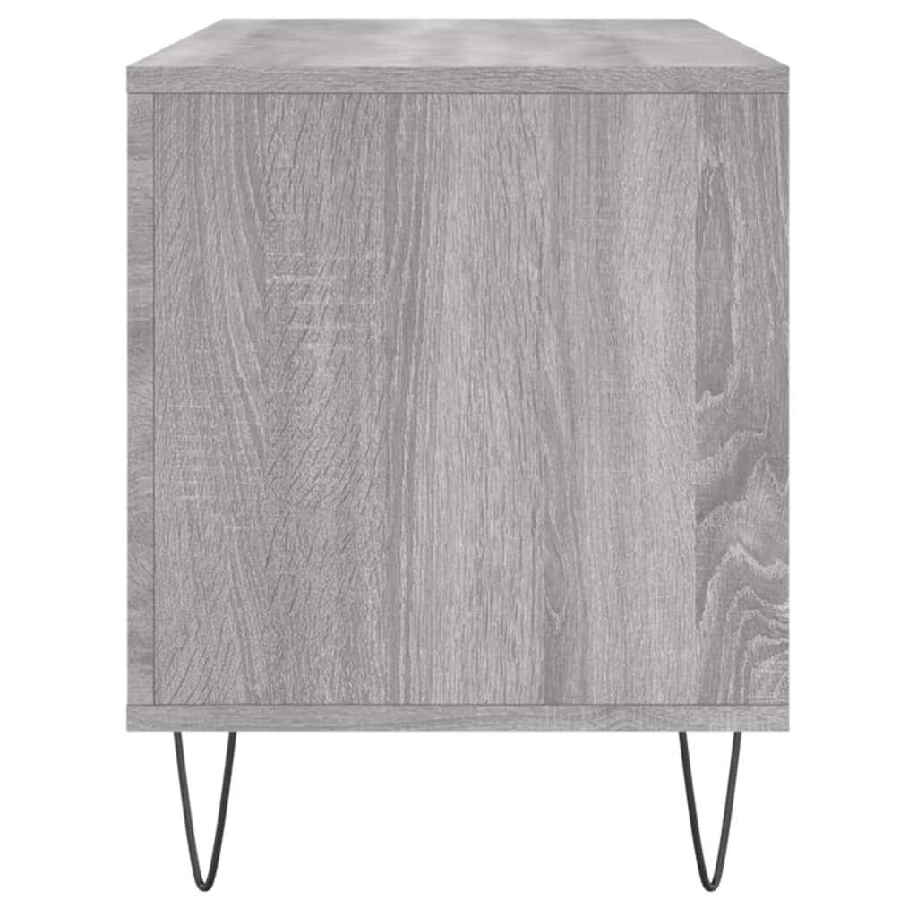 Armoire à disques sonoma gris 100x38x48 cm bois d'ingénierie - XIOS